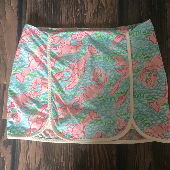 Lilly Pulitzer Pants - Lilly Pulitzer lobstah lobster roll Cala skort 6